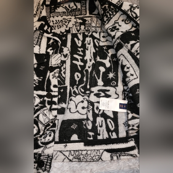 Louis Vuitton Comics Trucker Jacket Black (M) - Picture 6 of 16